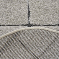 Silky Rounded Rectangle Dune Rug 6181
