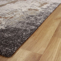 Cream Grey Neutral Terracotta Thick Mehari Rug 6787