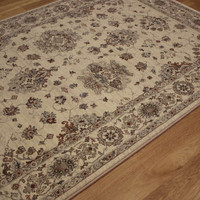 Da Vinci Cream Beige Classic Rug 6265