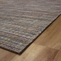 Thin Multicolour Handwoven Wool Goa Rug 4005