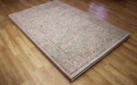Phoenix Aqua Multicolour Traditional Rug LA400