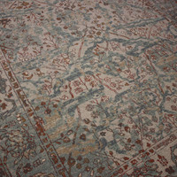 Phoenix Aqua Multicolour Traditional Rug LA400