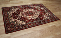 Persia Style Burgundy Rust Wool Rug Kashqai 77300