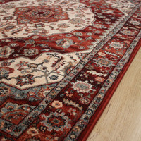 Persia Style Burgundy Rust Wool Rug Kashqai 77300