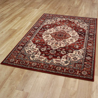 Persia Style Burgundy Rust Wool Rug Kashqai 77300