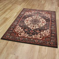 Persia Style Rust Moss Wool Rug Kashqai 77400