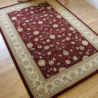 Noble Classic Red Circle Circle Rug 391A