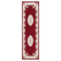 Royal Aubusson Red Circle Rug