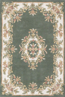 Royal Aubusson Rug Green Runner
