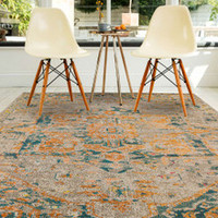 On Sale Colores Cloud Arabesque CO02 Abstract Multi Coloured Rug 80x150cm