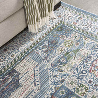 Ankara Global Rug ANR17 Light Blue Runner