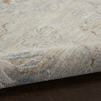 Light Grey Traditional Rug Infinite IFT04 Runner