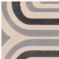 Sketch SK17 Contour Grey Retro Rug