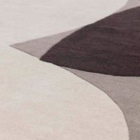 Reef Wool Rug RF24 Mid Century Grey
