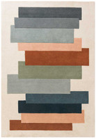 Reef Wool Rug RF32 Stacks Light Multi
