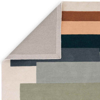 Reef Wool Rug RF32 Stacks Light Multi