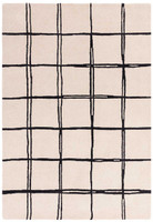 Albany Wool Rug Grid Monochrome
