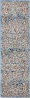 Quarry Ivory Blue QUA11 Rug Runner