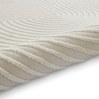 Flores 1924 Cream Washable Modern Rug