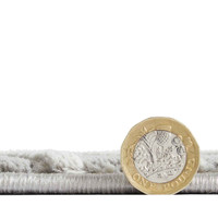 Flores 1924 Grey Washable Modern Rug