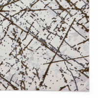 Artemis B8403A Gold Silver Silky Rug