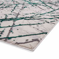 Artemis B8403A Green Silver Silky Rug