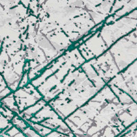 Artemis B8403A Green Silver Silky Rug