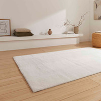 Snug Rug Cream Luxuriously Soft Plain Rug