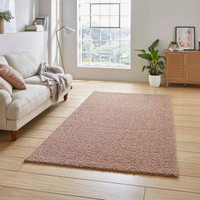 Bali 950 Rose Washable Plain Rug