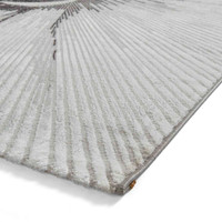 Creation 50156 Silver Beige Silky Rug