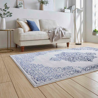 Artemis B9076A Blue Silver Silky Rug