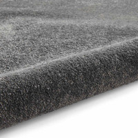 Cove Charcoal Soft Plain Short Shaggy Rug