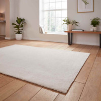 Cove Cream Soft Plain Short Shaggy Rug