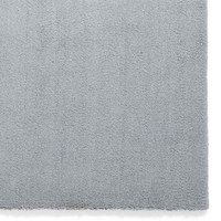 Kara Light Blue Shaggy Washable Plain Rug