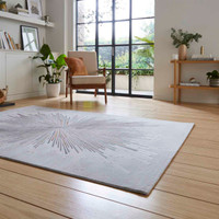 Creation 50199 Pink Blue Silky Rug