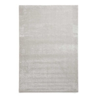 Cove Silver Soft Plain Short Shaggy Rug