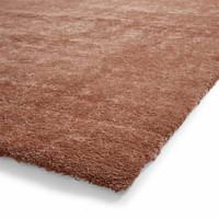 Cove Terracotta Soft Plain Short Shaggy Rug