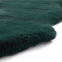 Super Teddy Jewel Green Soft Faux Sheepskin