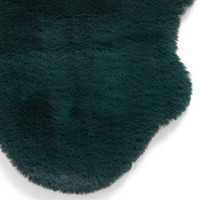 Super Teddy Jewel Green Soft Faux Sheepskin