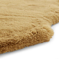 Super Teddy Mustard Soft Faux Sheepskin