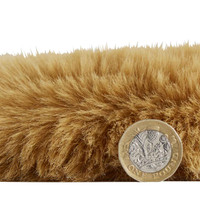 Super Teddy Mustard Soft Faux Sheepskin