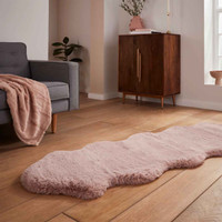 Super Teddy Rose Soft Faux Sheepskin