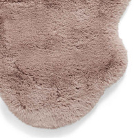 Super Teddy Rose Soft Faux Sheepskin