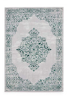 Artemis B9076A Green Silver Silky Rug