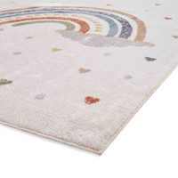 Vida Thin Soft Rainbow Rug