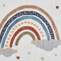 Vida Thin Soft Rainbow Rug