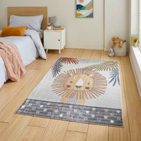 Vida Thin Soft Kids Lion Rug