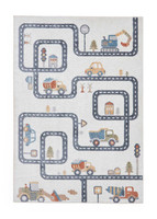 Vida Thin Soft Kids Map Rug