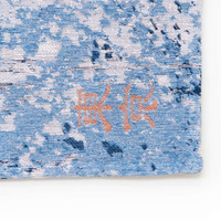 Cities Tokyo Conductive Blue 9314 Indoor Outdoor Washable Eco Rug