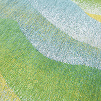Himalaya Spring Green Blue Thin Rug 9379 LDP